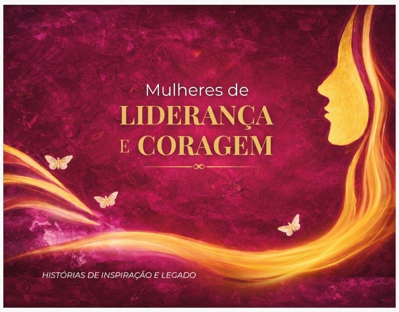 Obra 'O Riso de uma Mulher', capa do livro do Prêmio Mulher Internacional de Liderança e Coragem